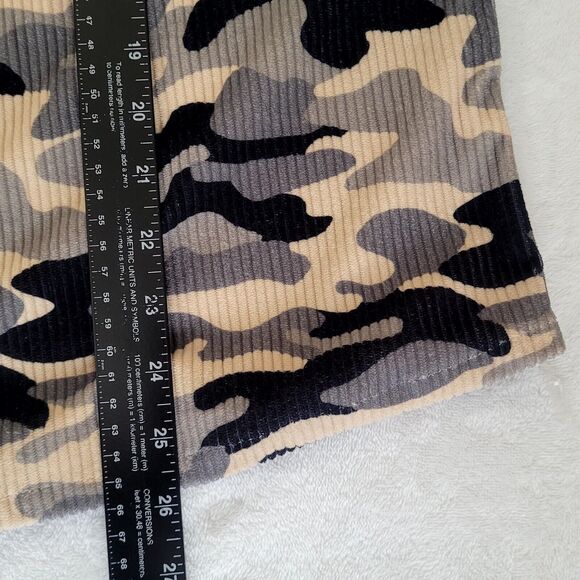 Savanna Jane Corduroy Camo Long Sleeve Jacket Shacket‎ Size 2X - Picture 6 of 6